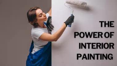 blog post featured image for the benefits of interior painting services