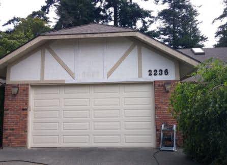 before photo of exterior residential paint job in Victoria