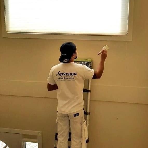 Painter at work
